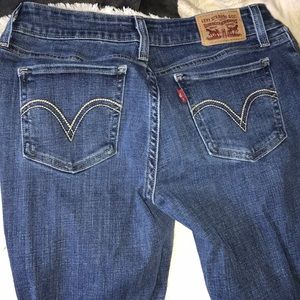 Women’s Levi Distressed Super Skinny Jeans